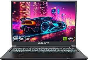 GIGABYTE - G6 (2024) Gaming Laptop - 165Hz 1920x1200 WUXGA - NVIDIA GeForce RTX 4050 - Intel i7-13620H - 1TB SSD with 16GB DDR5 RAM - Win11 Home  (G6 MF-H2US854KH)