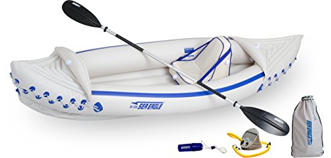 Sea Eagle SE330 Inflatable Sports Kayak Pro Solo Package by Sea Eagle