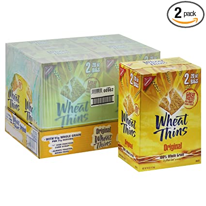 Nabisco Wheat Thins Original Cracker, 2.5 Pound -- 4 per case.