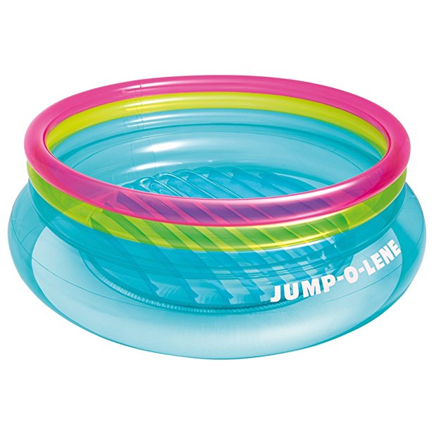 Intex Jump-O-Lene Inflatable Bouncer, 80" x 27", for Ages 3-6, Colors May Vary