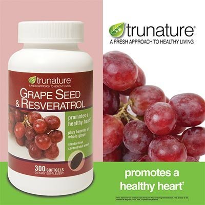 TruNature Grape Seed & Resveratrol - 300 Softgels