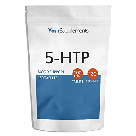 Your Supplements - 5-HTP 100mg Tablets - Pack of 180