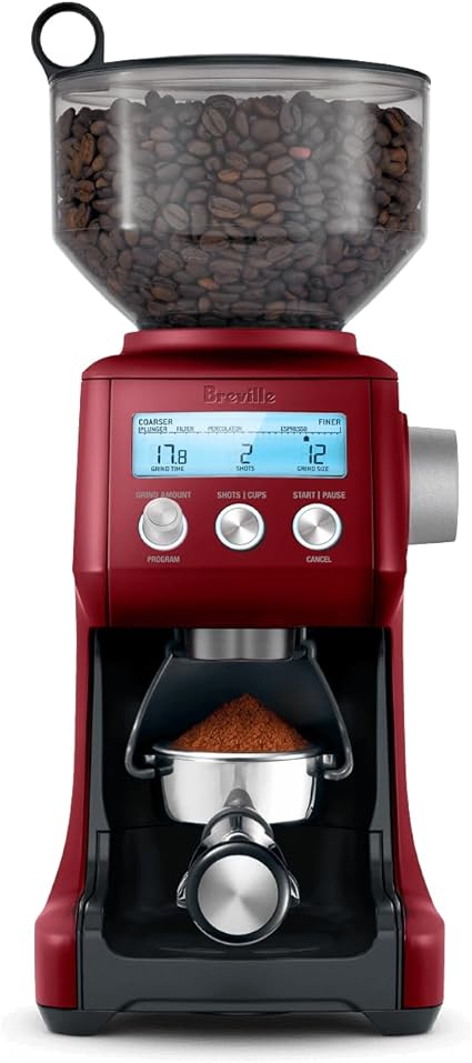 Breville Smart Grinder Pro BCG820RVC, Red Velvet Cake