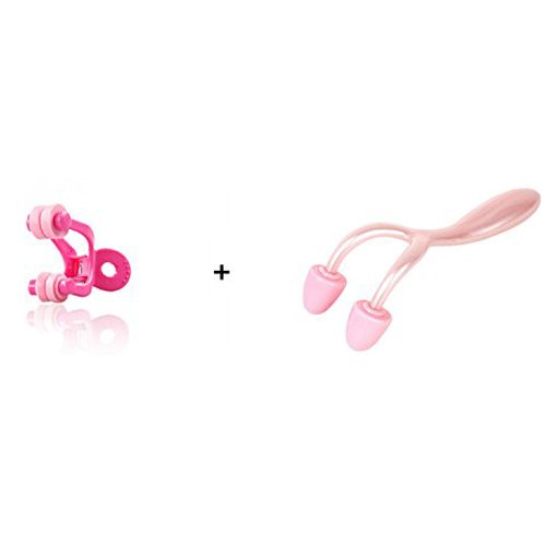 TOOGOO(R) 1 Red Nose up Lifting Shaping Beauty Clip Shaping Beautiful Nose   1 Pink Massager