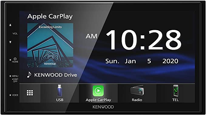 Kenwood DMX4707S 6.8" Digital Media Touchscreen Receiver w/ Apple CarPlay and Android Auto