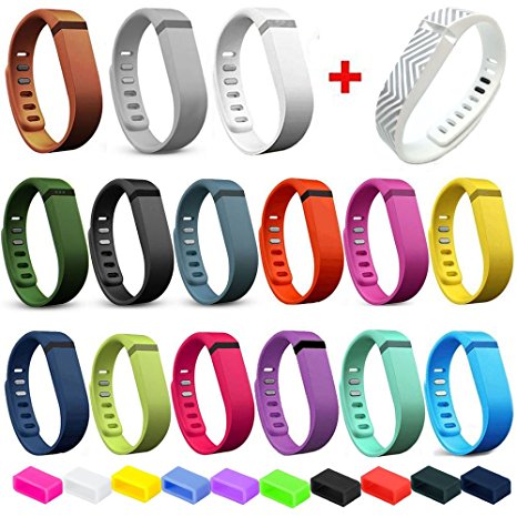 Fitbit Flex Band, HWHMH Newest Replacement Bands with Metal Clasps for Fitbit Flex Only / No tracker / Wireless Activity Bracelet Sport Wristband