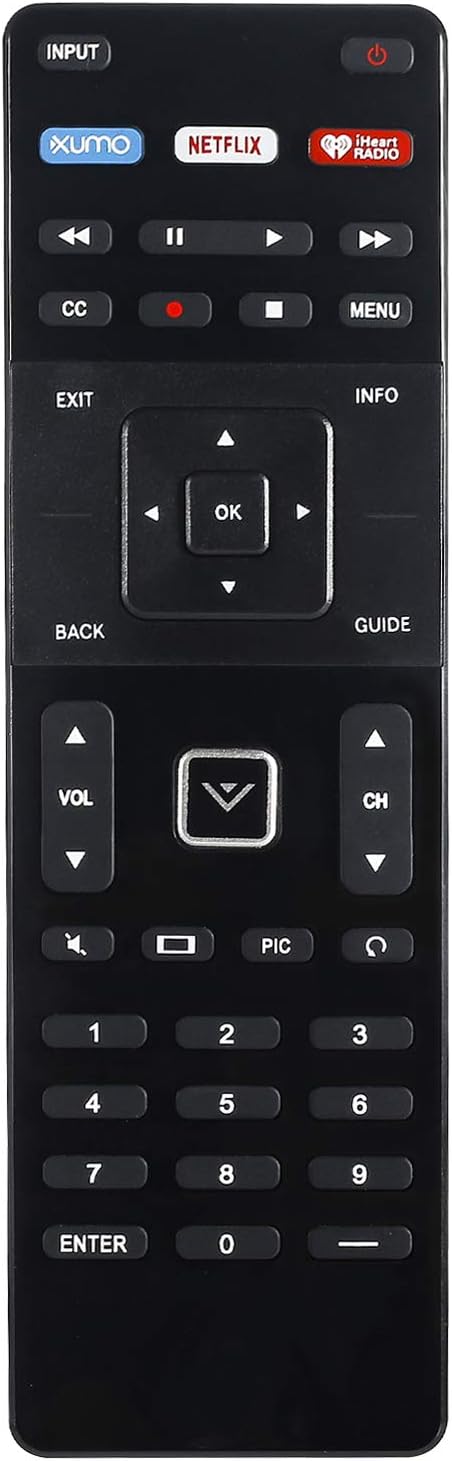 New XRT122 Smart Remote Control for VIZIO Smart TV D32-D1 D32H-D1 D32X-D1 D39H-D0 D40-D1 D40U-D1 D55U-D1 D58U-D3 D60-D3 D65U-D2 E32-C1 E32H-C1 E40-C2 E40X-C2 E43-C2 E48-C2 E50-C1 D40F-E1 E55-C1 E65-C3