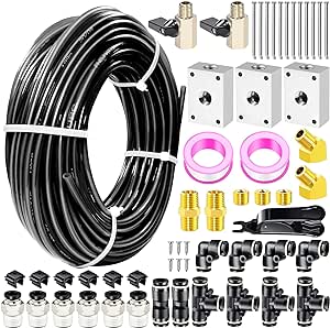 TAILONZ PNEUMATIC Air Line DOT 1/2 inch od Black Pneumatic Nylon Tube 100ft/32Meter Air Brake Tubing Nylon Hose