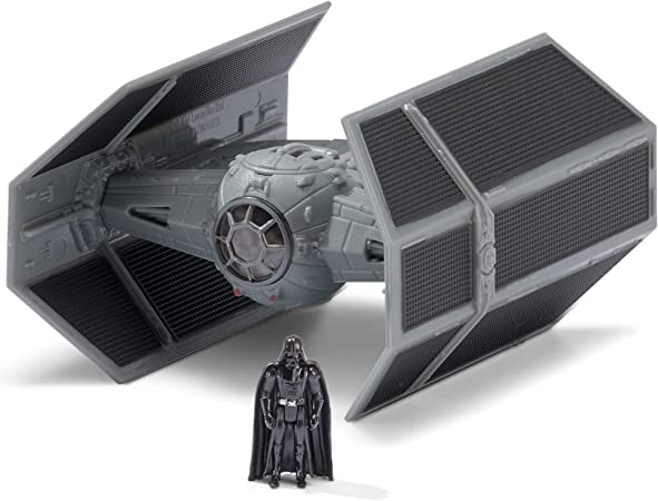 STAR WARS Micro Galaxy Squadron Starfighter Class Darth Vader’S TIE Advanced - 5-Inch Vehicle with 1-Inch Darth Vader Micro Figure