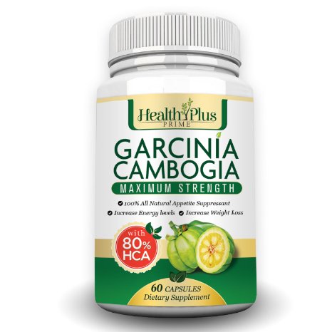 80 HCA PURE GARCINIA CAMBOGIA PREMIUM EXTRACT All Natural Appetite Suppressant and WEIGHT LOSS Supplement Formula Ultra Easy Swallow Pills 60 Capsules Manufactured In The USA Plus Clean Eating E-Book