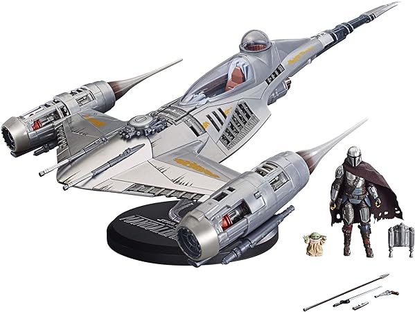 STAR WARS The Vintage Collection The Mandalorian’s N-1 Starfighter, The Mandalorian 3.75-Inch Vehicle & Action Figures, Ages 4 and Up