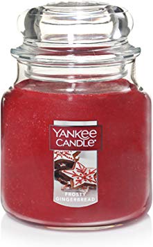 Yankee Candle Medium Jar Scented Candle, Frosty Gingerbread