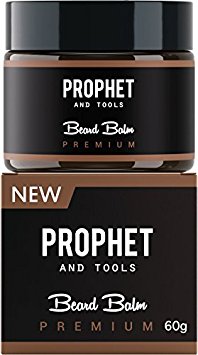THE BEST Prophet and Tools 2 IN 1 Beard Balm and Wax Styler FOR MEN! Softens Beard Hairs and Mustache, Adds Mild Hold, Shine Booster and Healthier Beard Growth!