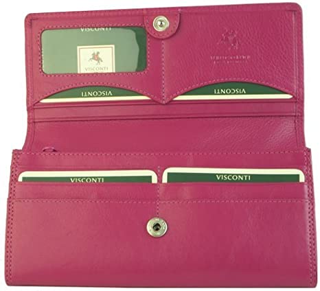 Visconti Heritage -35 Soft Leather Large Ladies Purse Wallet