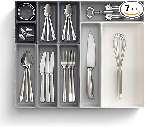 DUO 7-piece Drawer Organiser Set