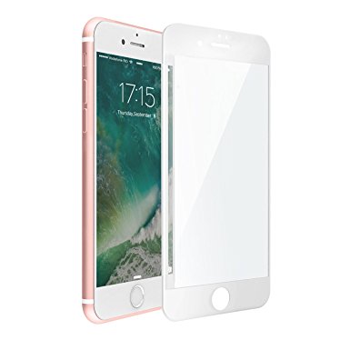 iPhone 7 Plus Screen Protector, iOrange-E 3D Curved Full Glass Coverage Tempered Glass Screen Cover for Apple iPhone 7 Plus 5.5 Inch, White