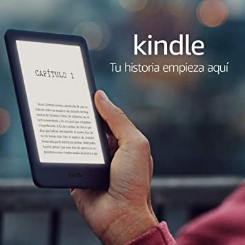 Kindle, ahora con luz frontal integrada, negro
