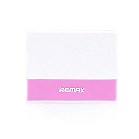 USB Charger, Remax 5-Port Multi-Port USB Charging Station Wall Travel Charger - Pink