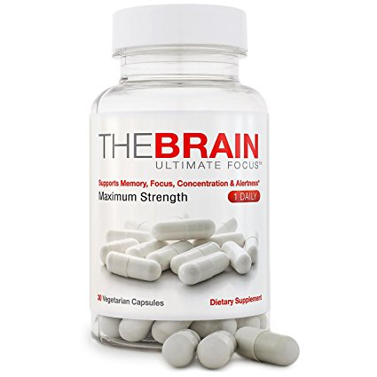 FOCUS  Brain Supplement And Memory Support Pill (The Brain Focus 30 Capsules)