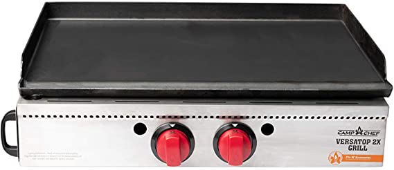 Camp Chef Versatop Portable Flat Top Grill 400 and Griddle (FTG400) - Compatible 16" Accessories