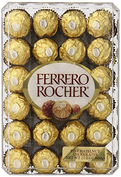 Ferrero Rocher, Hazlenut, 48 Count, 21.2oz
