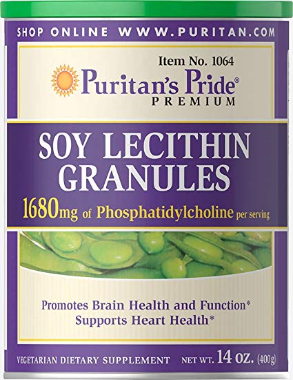 Puritan's Pride Soy Lecithin Granules 1680 mg-14 oz Granules