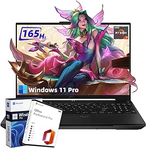 ASUS TUF A16 Gaming Laptop, 16" 165Hz WUXGA Display, AMD Ryzen 7 7735HS(8-core), ‎64GB RAM, 1TB SSD, AMD Radeon RX 7700S, Wi-Fi 6, Bluetooth, Windows 11 Pro, MSO Office Lifetime License