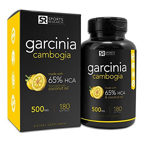 Garcinia Cambogia Extract w/ 60% HCA! 100% Pure-gmo & Gluten Free Weight Loss Supplement and Appetite Suppressant- 60 Liquid Softgels
