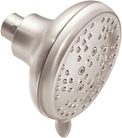 Moen 26500SRN Refresh 4-Inch Five-Function Showerhead, Spot Resist Brushed Nickel