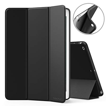 TiMOVO iPad Mini 1/2/3 Case, Smart Case [Light Weight] Slim Soft TPU Back Cover Protector, with Auto Wake/Sleep Function, Magnetic Cover for Apple iPad Mini 3/2/1 7.9 inch Tablet, Black