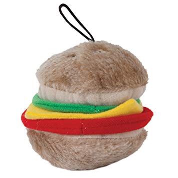 Aspen Pet Products Bite Hamburger Soft Toy, Medium