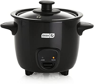 Dash DRCM100 Mini Rice Cooker (Black)