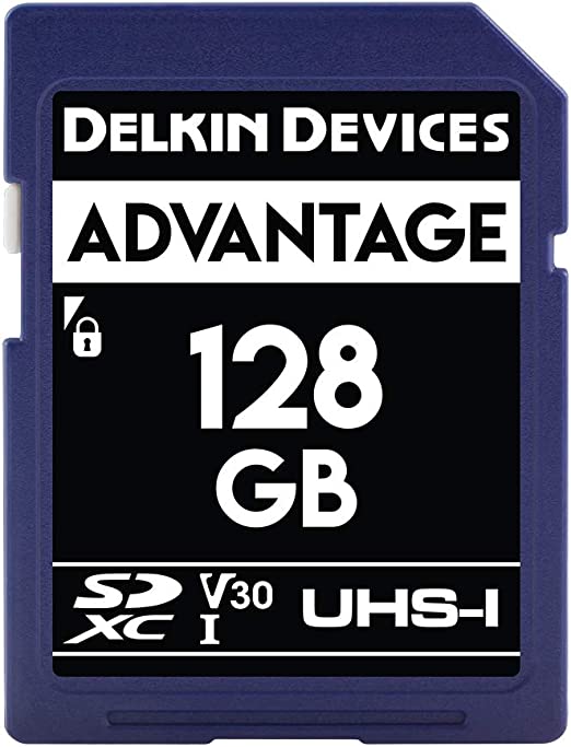 Delkin Devices 128GB Advantage SDXC UHS-I (V30) Memory Card (DDSDW633128G)