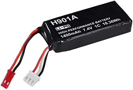 IDS 7.4V Li-Polymer Battery 1400mAh 1C 10.36Wh Durable for Hubsan H901A Transmitter