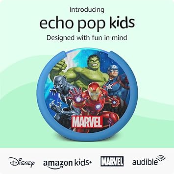 Introducing Echo Pop Kids | Designed for kids, with parental controls | Marvel's Avengers