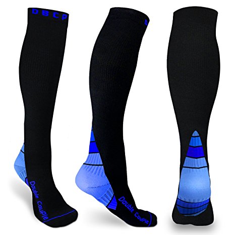 Compression Socks for Men & Women 20-30 mmhg Medical Graduated Compression Socks for Sports Crossfit Travel Maternity Pregnancy Recovery Varicosity Swelling Shin Splints Relief S/M