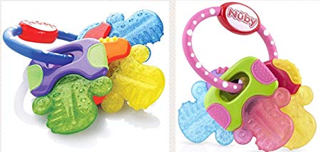 Nuby Ice Gel Teether Key, (2 Pack)