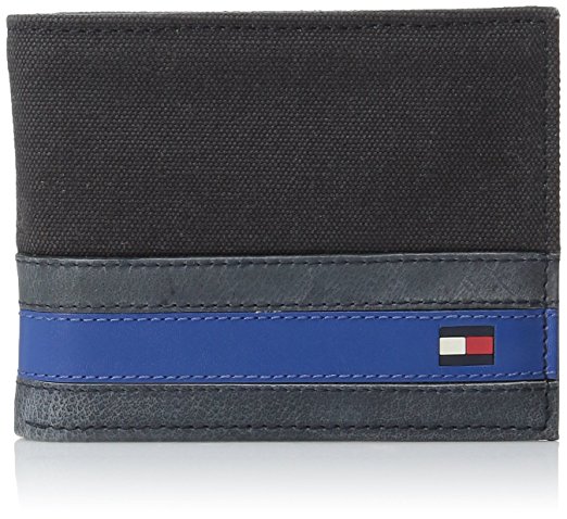 Tommy Hilfiger Men's Exeter Passcase Billfold Wallet with Removable Card Case