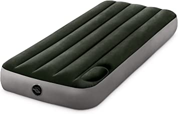 Intex JR. TWIN DURA-BEAM DOWNY AIRBED WITH FOOT BIP