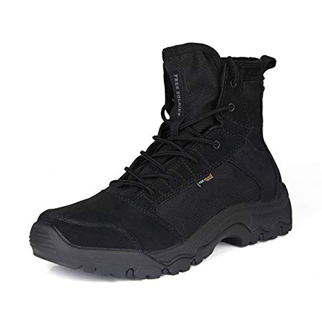 FREE SOLDIER Men's Lightweight Tactical Boots - Desert Tan