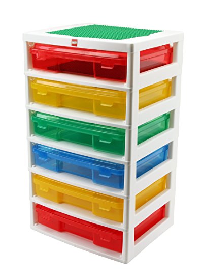 IRIS LEGO 6-Case Workstation and Storage Unit with 2 Base Plates