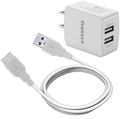 Samsung Galaxy S5 / Note3 Travel / Wall Charger   3.0 USB Cable for Samsung Galaxy S5,Note 3,Note Tab 12.2,Note Pro 12.2
