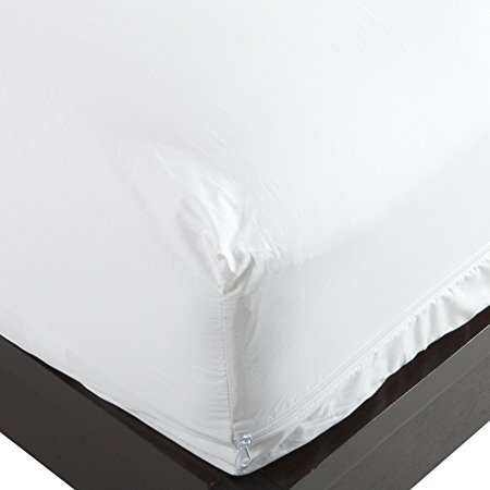 Allersoft 100-Percent Cotton Dust Mite & Allergy Control Mattress Protector, King 16-inch