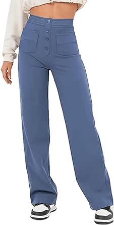 Bloomy Dove Stretch Pants, Bloomy Dove Flexi Pants, Women's Casual High Waist Stretch Pants