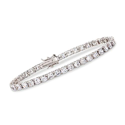 Ross-Simons 10.00-11.50 ct. t.w. CZ Tennis Bracelet in Sterling Silver