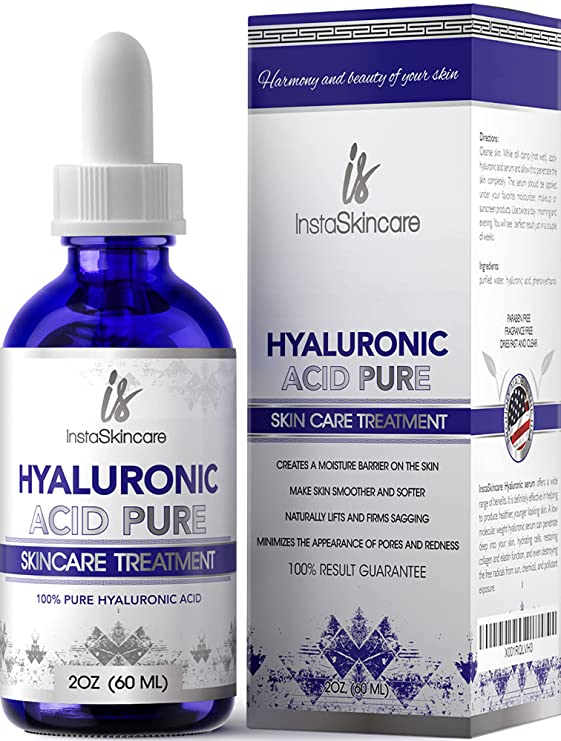 Hyaluronic Acid for Skin - 100% Pure Hyaluronic acid - Anti aging formula (2 oz)