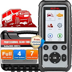 Autel MaxiDiag MD806 Scanner OBD2, 2024 ABS SRS Moteur Transmission Quatre Système Outil Diagnostic avec Réinitialisation Huile, EPB, SAS, D-P-F, BMS, VIN Auto, Lecture/Effacement Code, Données Direct