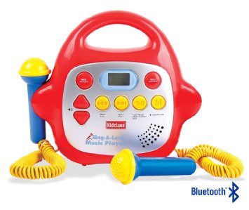 Karaoke Machine for Kids, Sing-Along Portable 2 Microphone Player, Play Music via Bluetooth/MP3/AUX