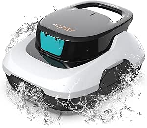 AIPER Scuba SE Robot Piscine, Aspirateur Piscine sans Fil, 90 Minutes de Nettoyage, Fonction de Stationnement Automatique, Nettoyeur de Piscine Compact et Léger, Idéal pour Les Piscines Hors Sol 80㎡