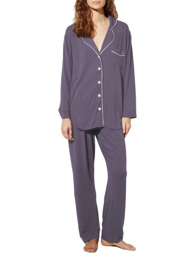 Ekouaer Women's Comfort Sleepwear Long Sleeve Pajama Set with Pj Pants (XS-XL)